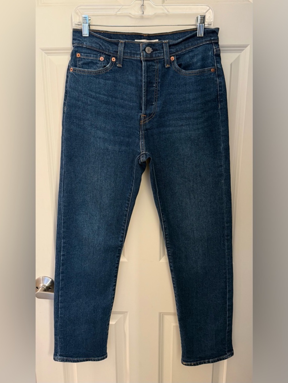 Levi’s Women’s Wedgie Straight Jeans, Classic Blue Wash,  Size 29